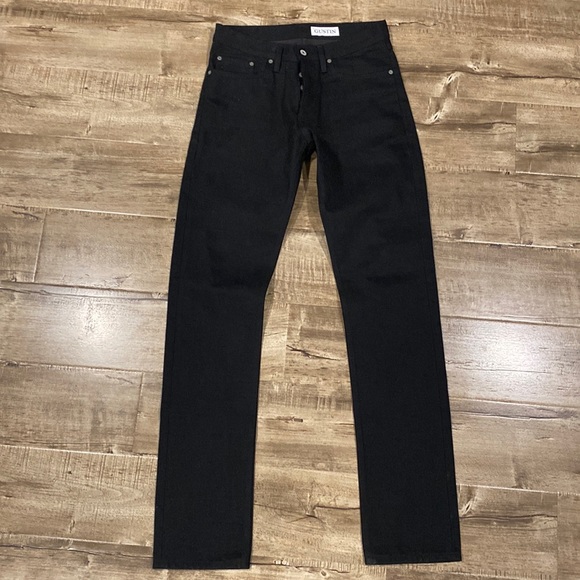 Gustin Jeans Gustin Black Slim Fit Cut 336 Selvedge Denim Jeans